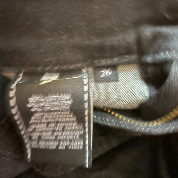 Seven for all mankind jeans flare braided detail black size 26 - Picture 6 of 7